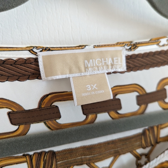 Michael Kors Scarf Top Blouse - Picture 3 of 7